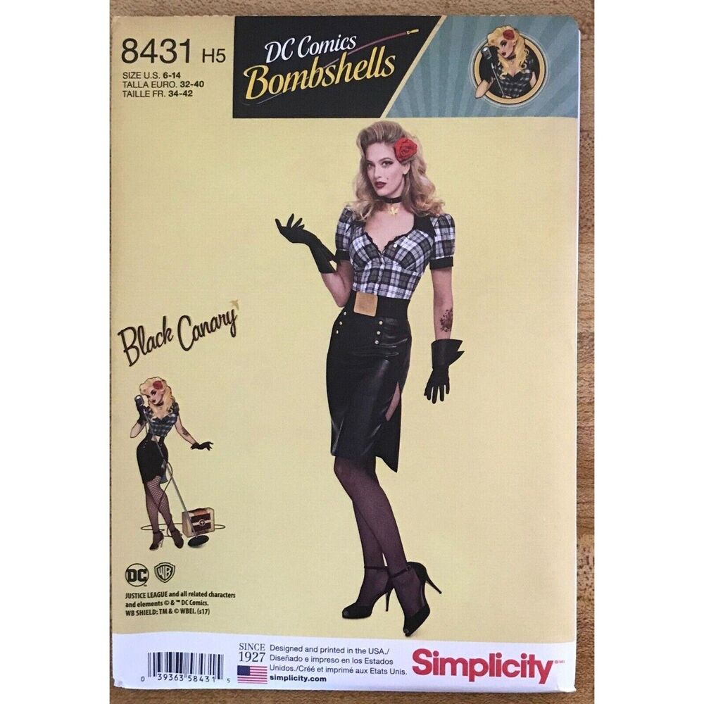 #8431 Simplicity womans costume sewing pattern, 6-14